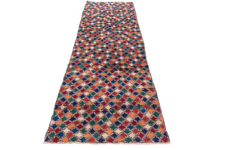 Detail image of 2' 9 x 9' 5 Hand Knotted Balouch Wool Runner Rug