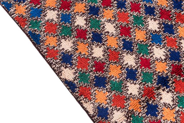 2' 9 x 9' 5 Hand Knotted Balouch Wool Runner Rug