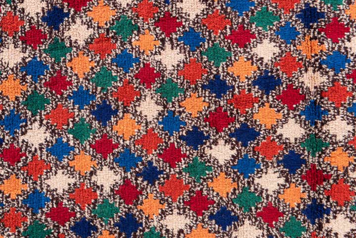 2' 9 x 9' 5 Hand Knotted Balouch Wool Runner Rug