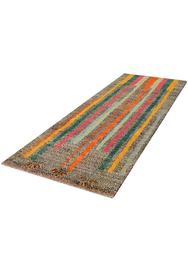 2' 9 x 8' 2 Hand Knotted Balouch Wool Runner Rug