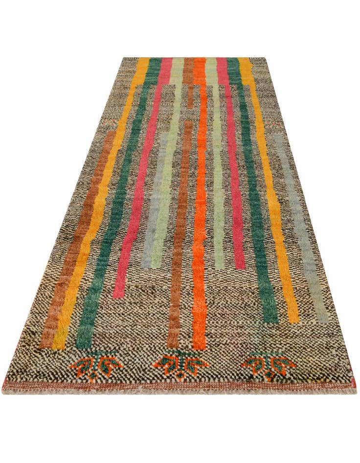 Detail image of 2' 9 x 8' 2 Hand Knotted Balouch Wool Runner Rug