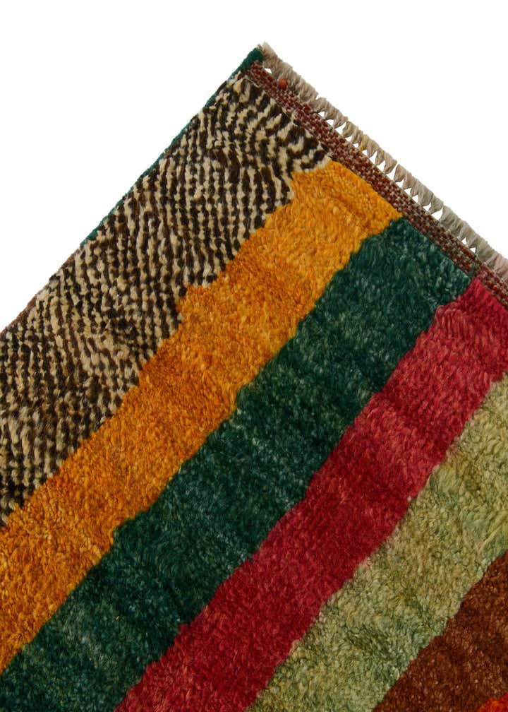 2' 9 x 8' 2 Hand Knotted Balouch Wool Runner Rug
