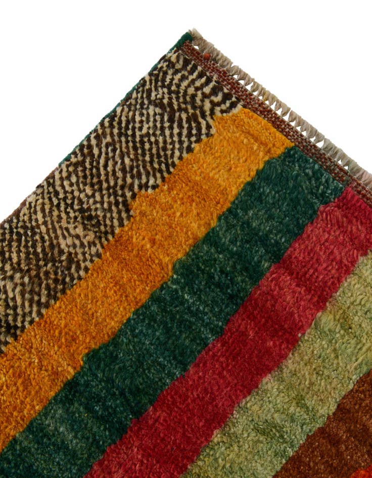 Detail image of 2' 9 x 8' 2 Hand Knotted Balouch Wool Runner Rug