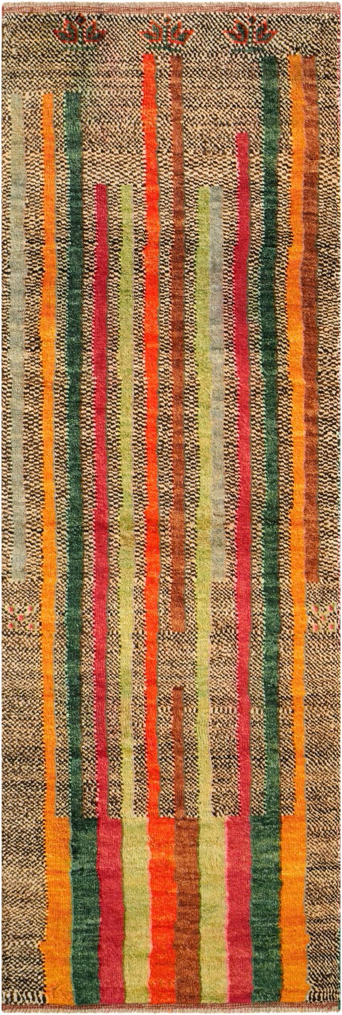 2' 9 x 8' 2 Hand Knotted Balouch Wool Runner Rug