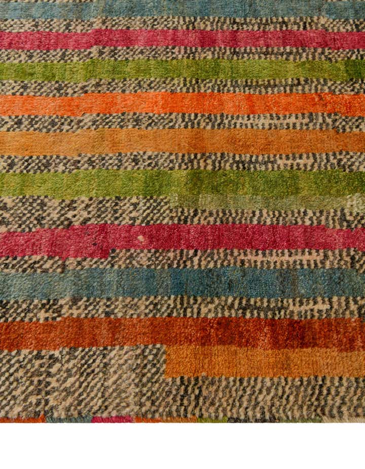 2' 11 x 8' 1 Hand Knotted Balouch Wool Runner Rug