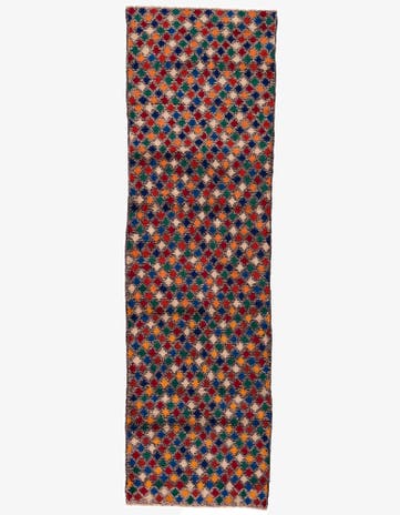 2' 9 x 9' 5 Hand Knotted Balouch Wool Runner Rug