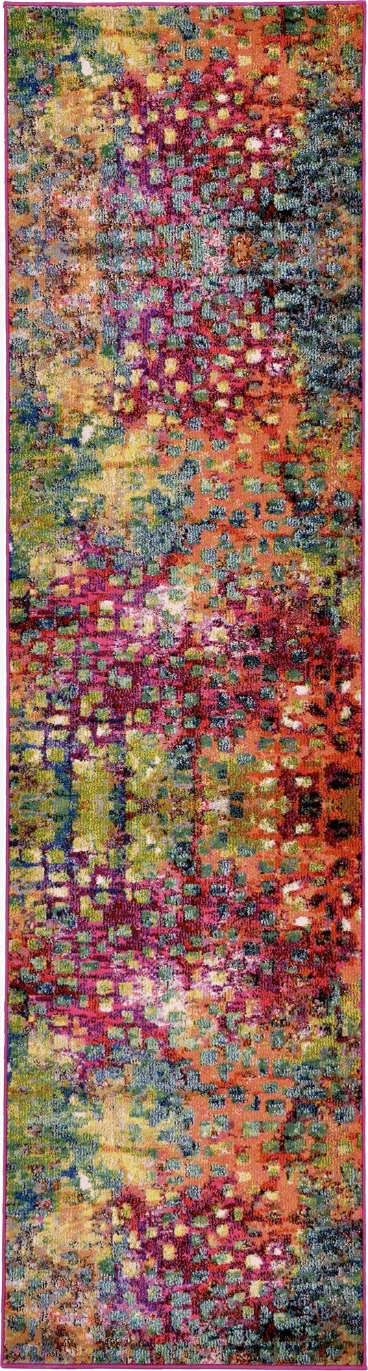 2' 7 x 10'  Washable Barcelona Runner Rug