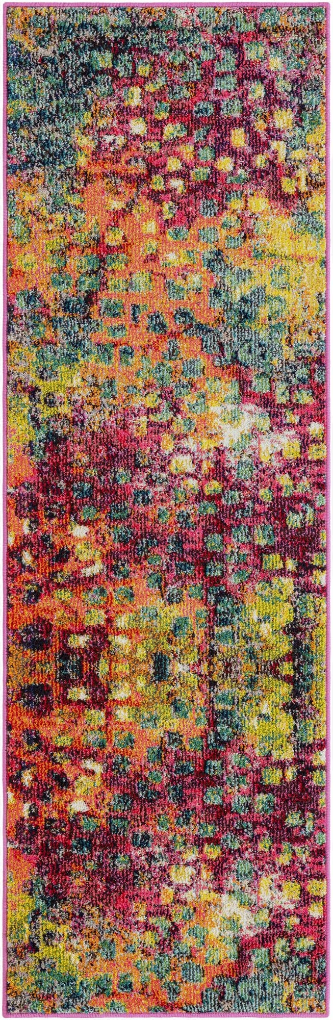 2' x 6'  Washable Barcelona Runner Rug