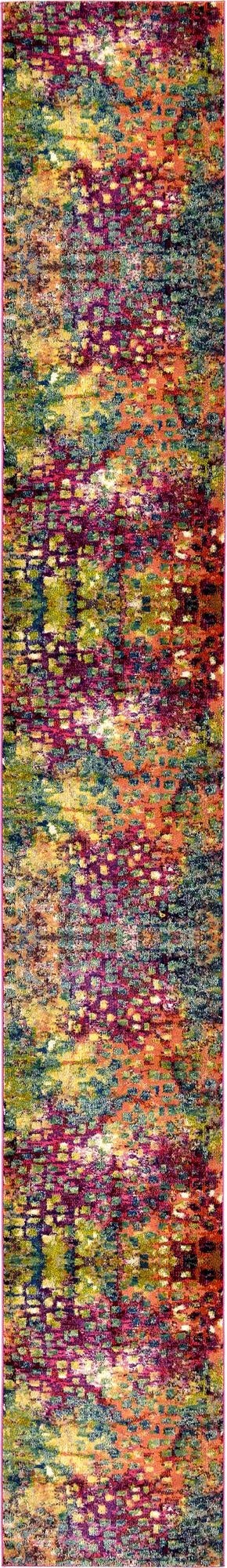 Primary image 2' 7 x 19' 8  Washable Barcelona Runner Rug