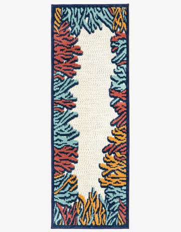 2' x 6' Easy-Clean Belize Indoor / Outdoor Runner Rug