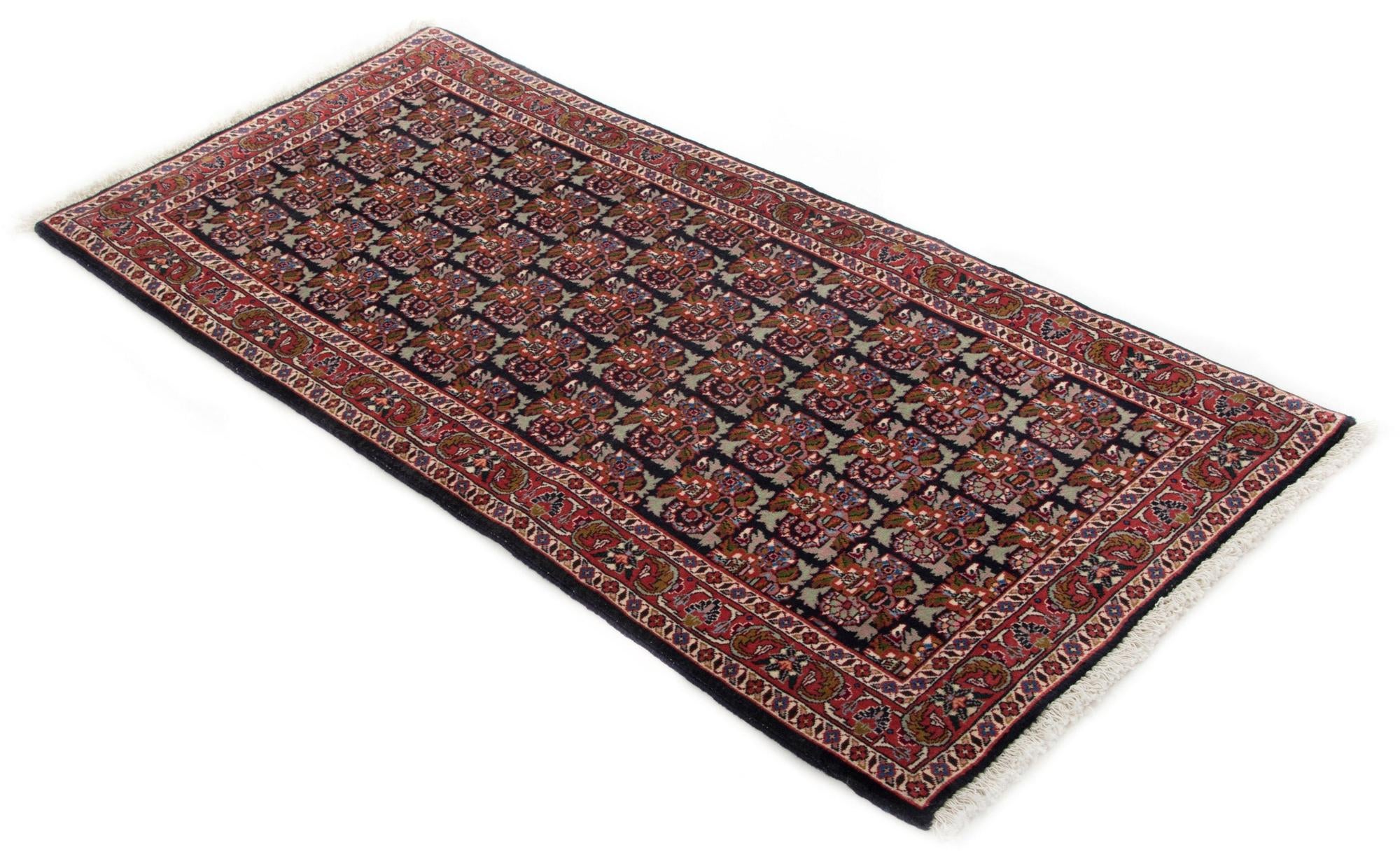 2' 2 x 4' 11 Hand Knotted Bidjar Runner Rug