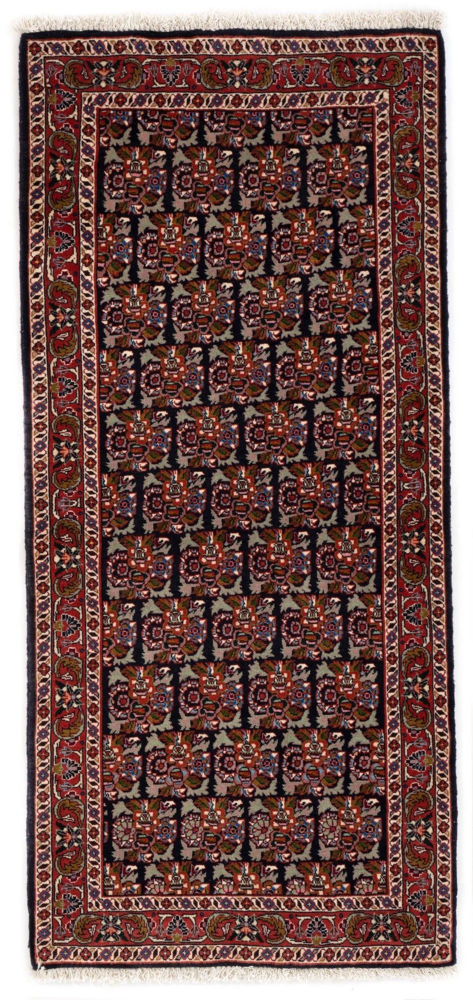 2' 2 x 4' 11 Hand Knotted Bidjar Runner Rug