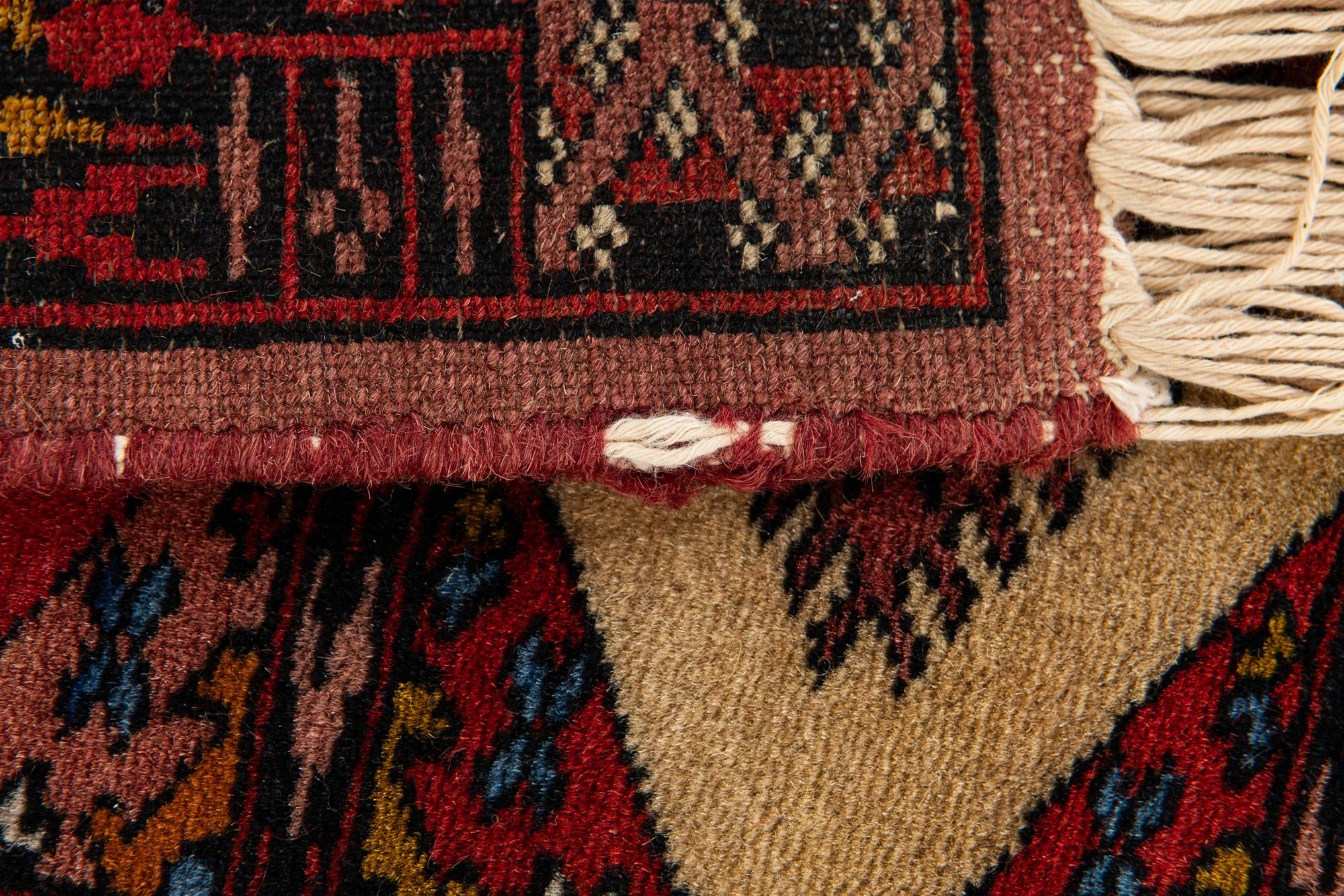 1' x 3' 10 Hand Knotted Bokhara Oriental Wool Runner Rug