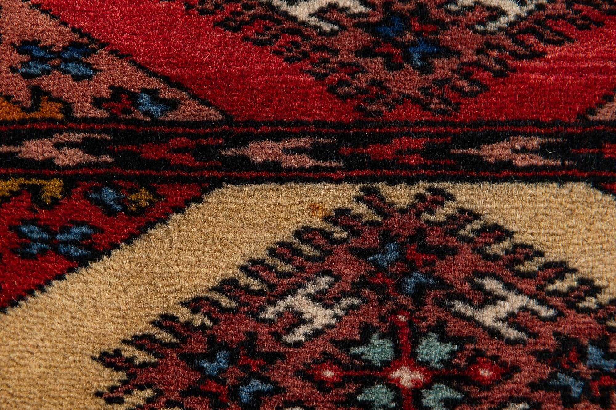 1' x 3' 10 Hand Knotted Bokhara Oriental Wool Runner Rug