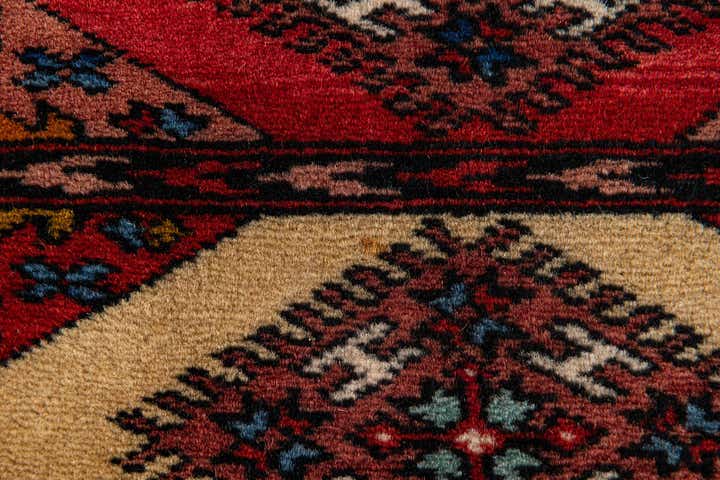 1' x 3' 10 Hand Knotted Bokhara Oriental Wool Runner Rug