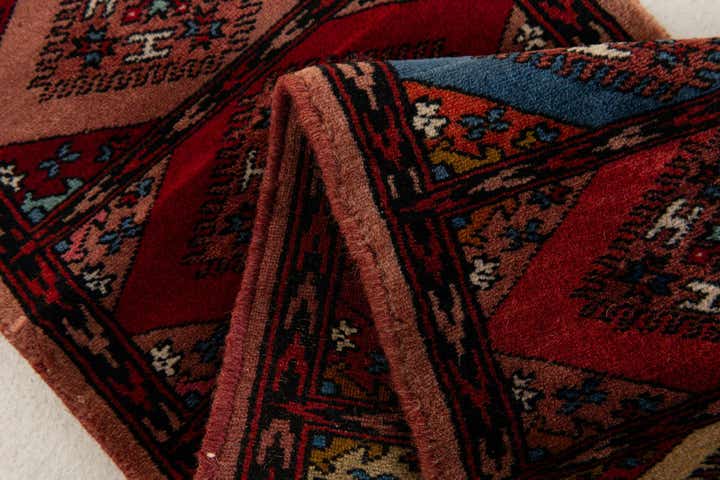 1' x 3' 10 Hand Knotted Bokhara Oriental Wool Runner Rug