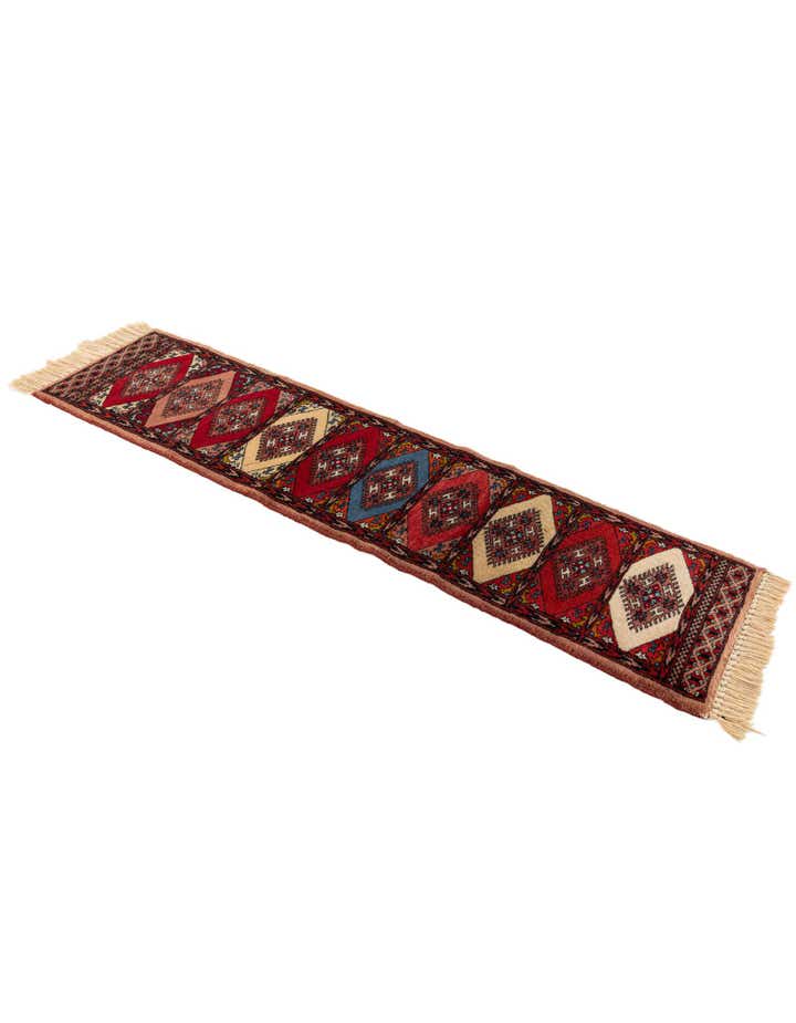 1' x 3' 10 Hand Knotted Bokhara Oriental Wool Runner Rug