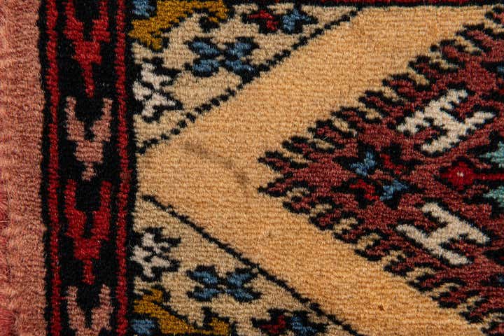 1' x 3' 10 Hand Knotted Bokhara Oriental Wool Runner Rug