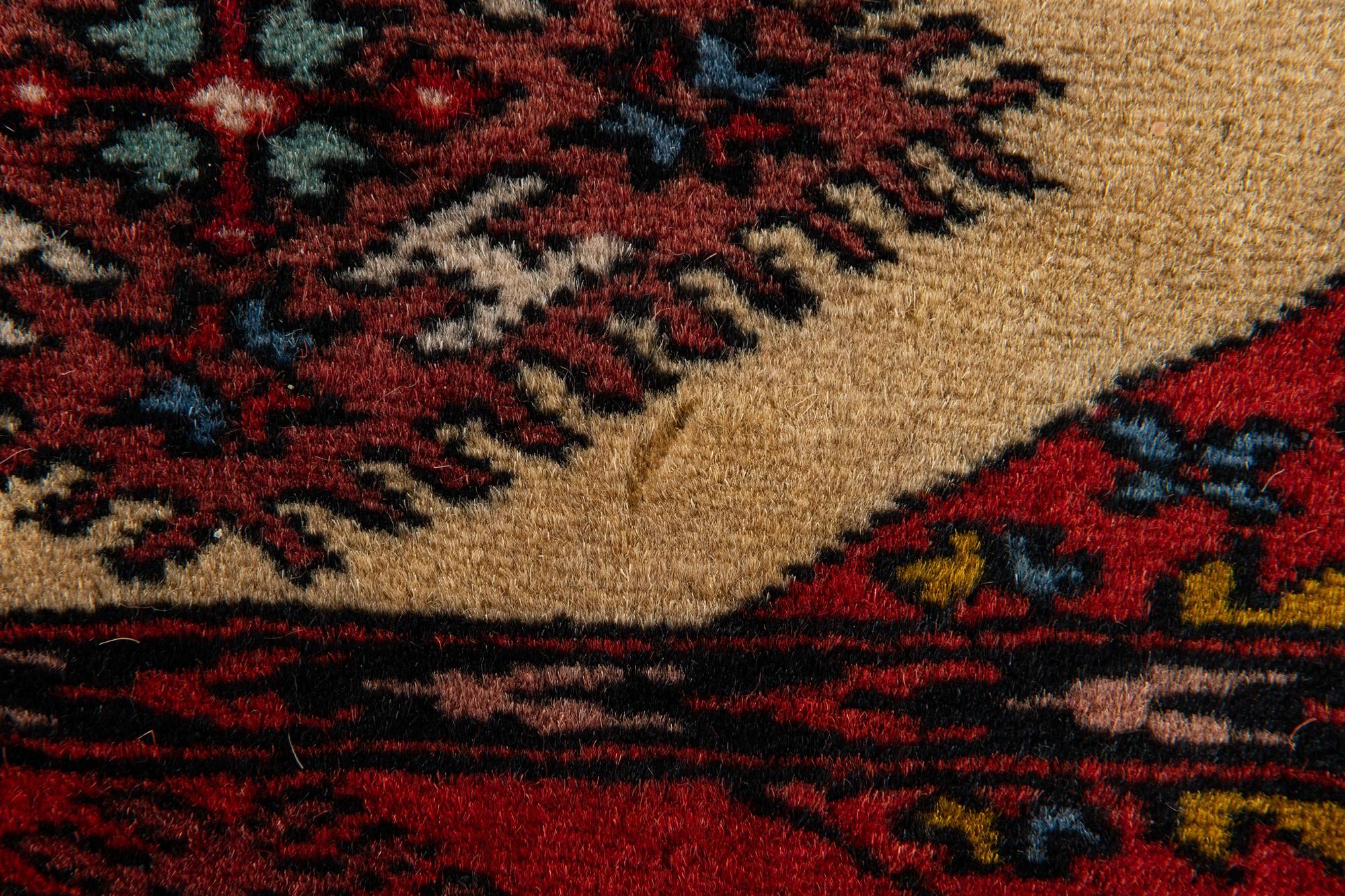 1' x 3' 10 Hand Knotted Bokhara Oriental Wool Runner Rug