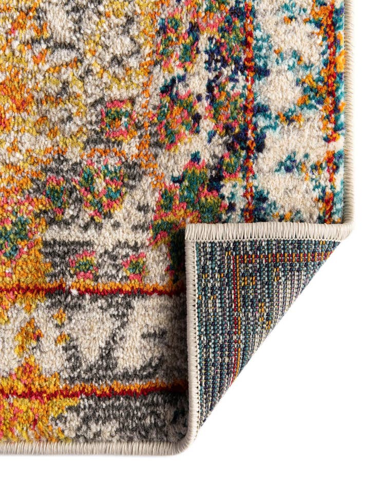 Detail image of 2' x 6' 9 Washable Carnevale Runner Rug