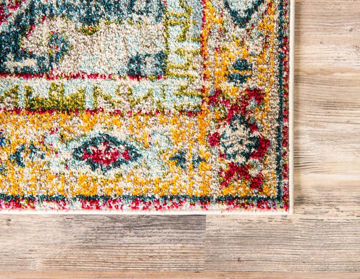Detail image of 2' 7 x 10' Washable Carnevale Runner Rug