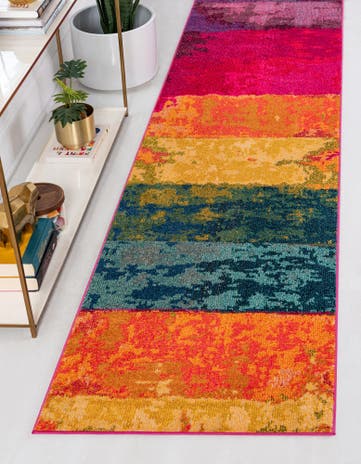 2' 7 x 10' Washable Casablanca Runner Rug
