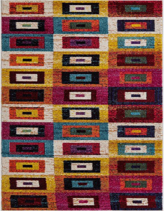 Detail image of 2' 7 x 10' Washable Casablanca Runner Rug