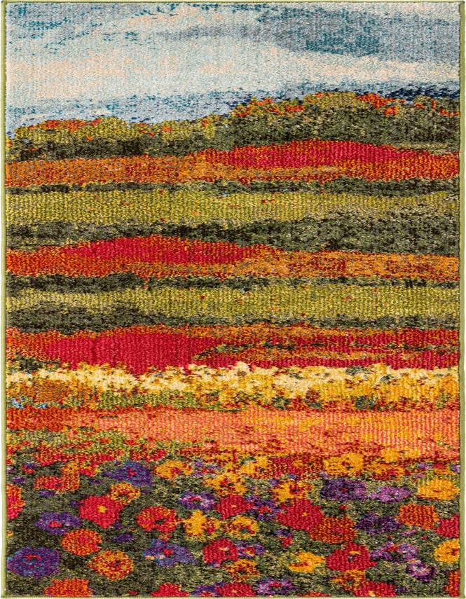 Detail image of 2' 2 x 6' 9 Washable Casablanca Runner Rug