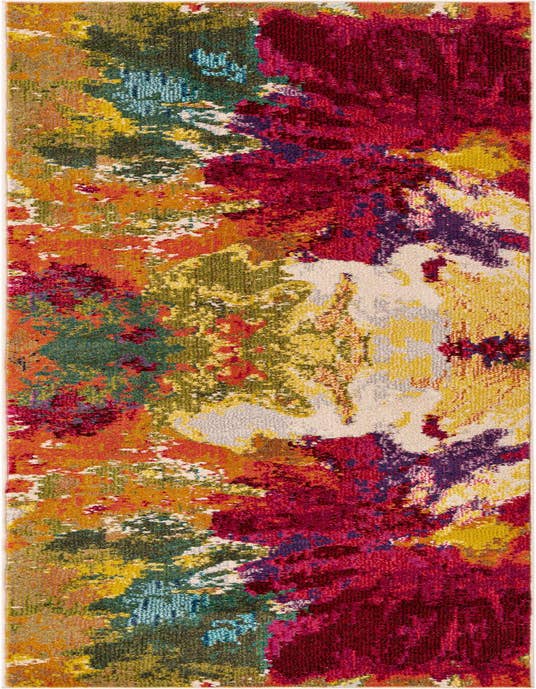 Detail image of 2' 8 x 10' Washable Casablanca Runner Rug