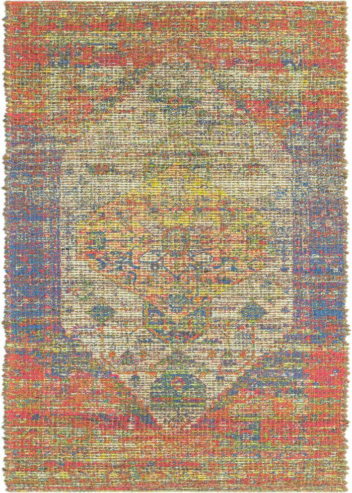 2' 2 x 6' 1 Hand Woven Chenille Jute Runner Rug