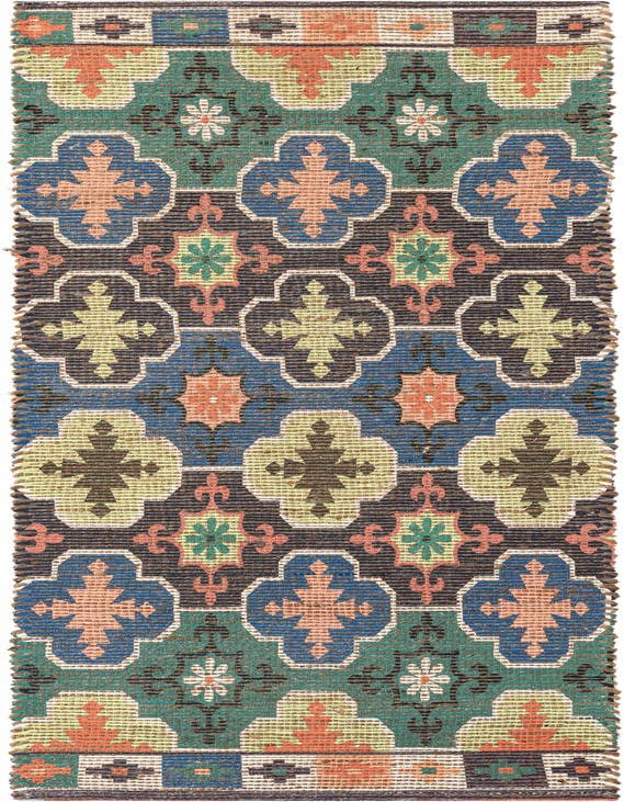 Detail image of 2' x 8' Chenille Jute Runner Rug