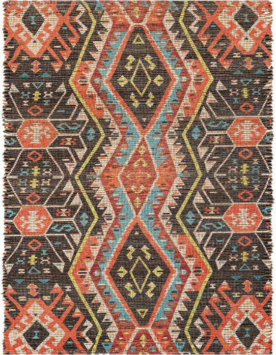 Detail image of 2' x 8' Chenille Jute Runner Rug