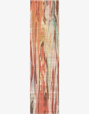 Chenille Jute Runner Rug