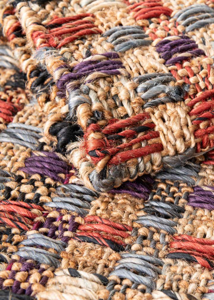 2' x 6' 1 Hand Woven Chunky Jute Runner Rug