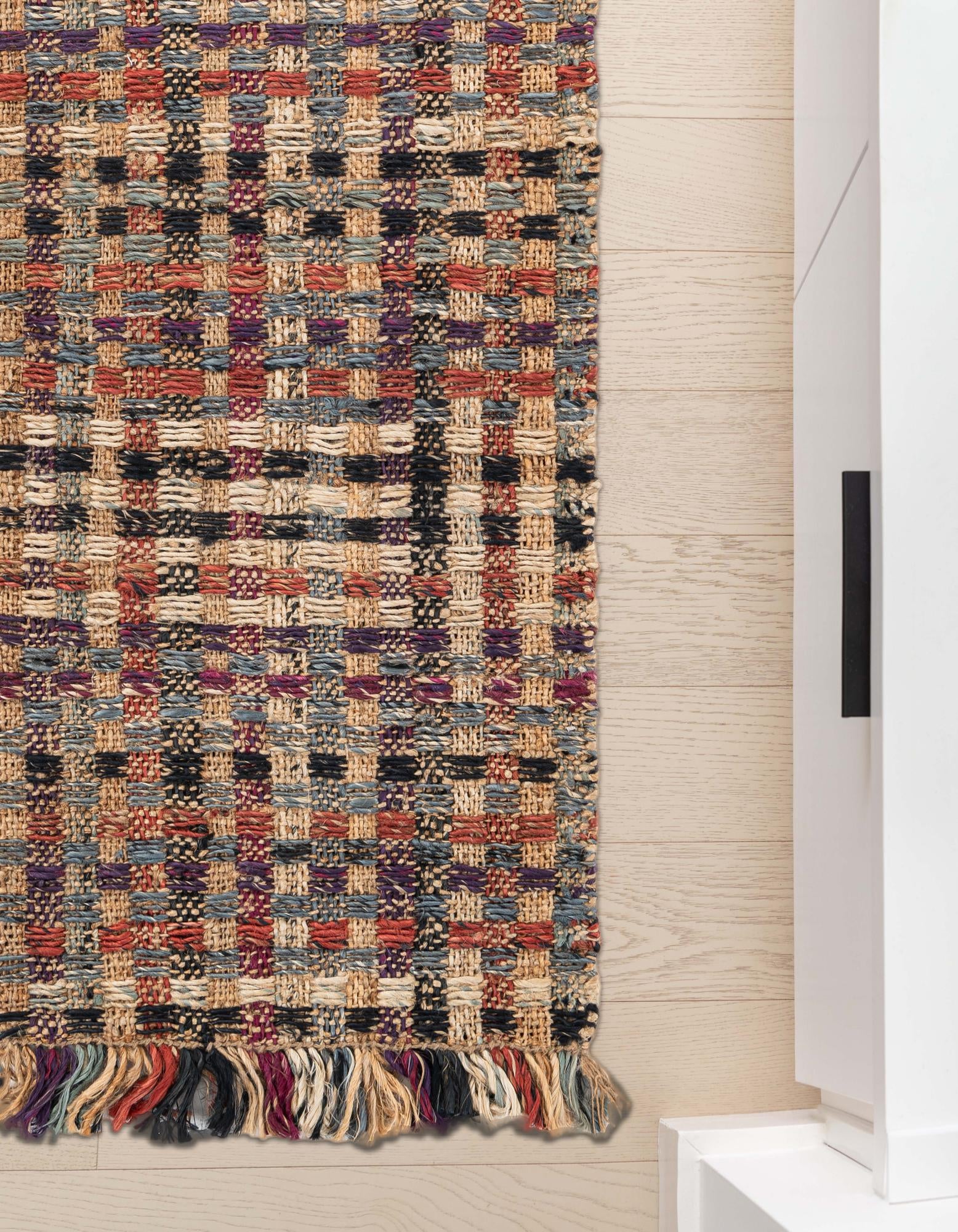 2' x 8' Hand Woven Chunky Jute Runner Rug