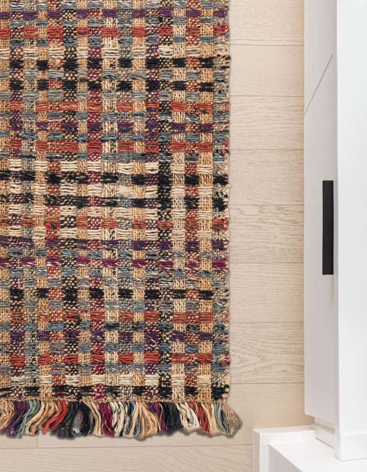 2' x 6' 1 Hand Woven Chunky Jute Runner Rug