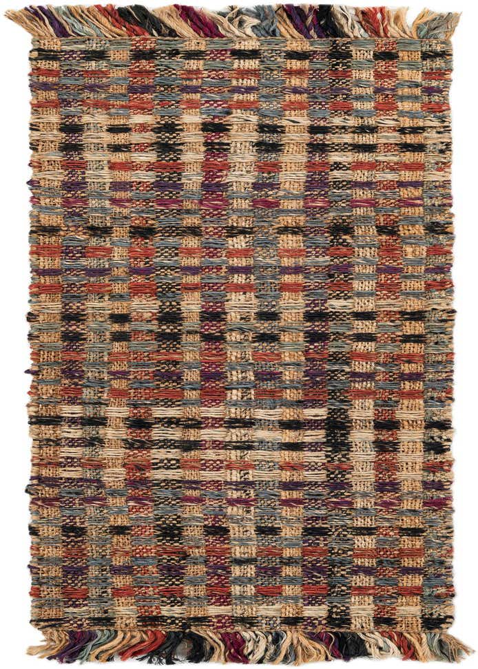 2' x 6' 1 Hand Woven Chunky Jute Runner Rug