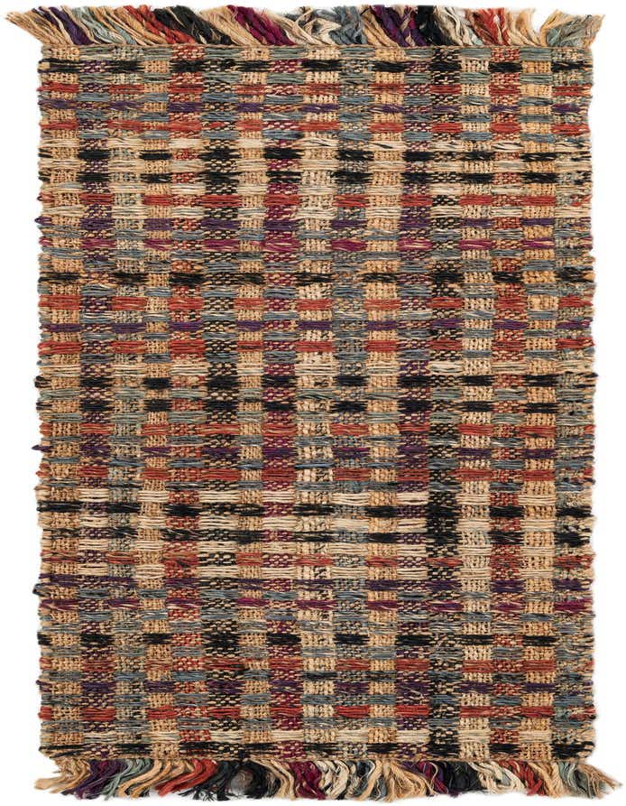2' x 6' 1 Hand Woven Chunky Jute Runner Rug