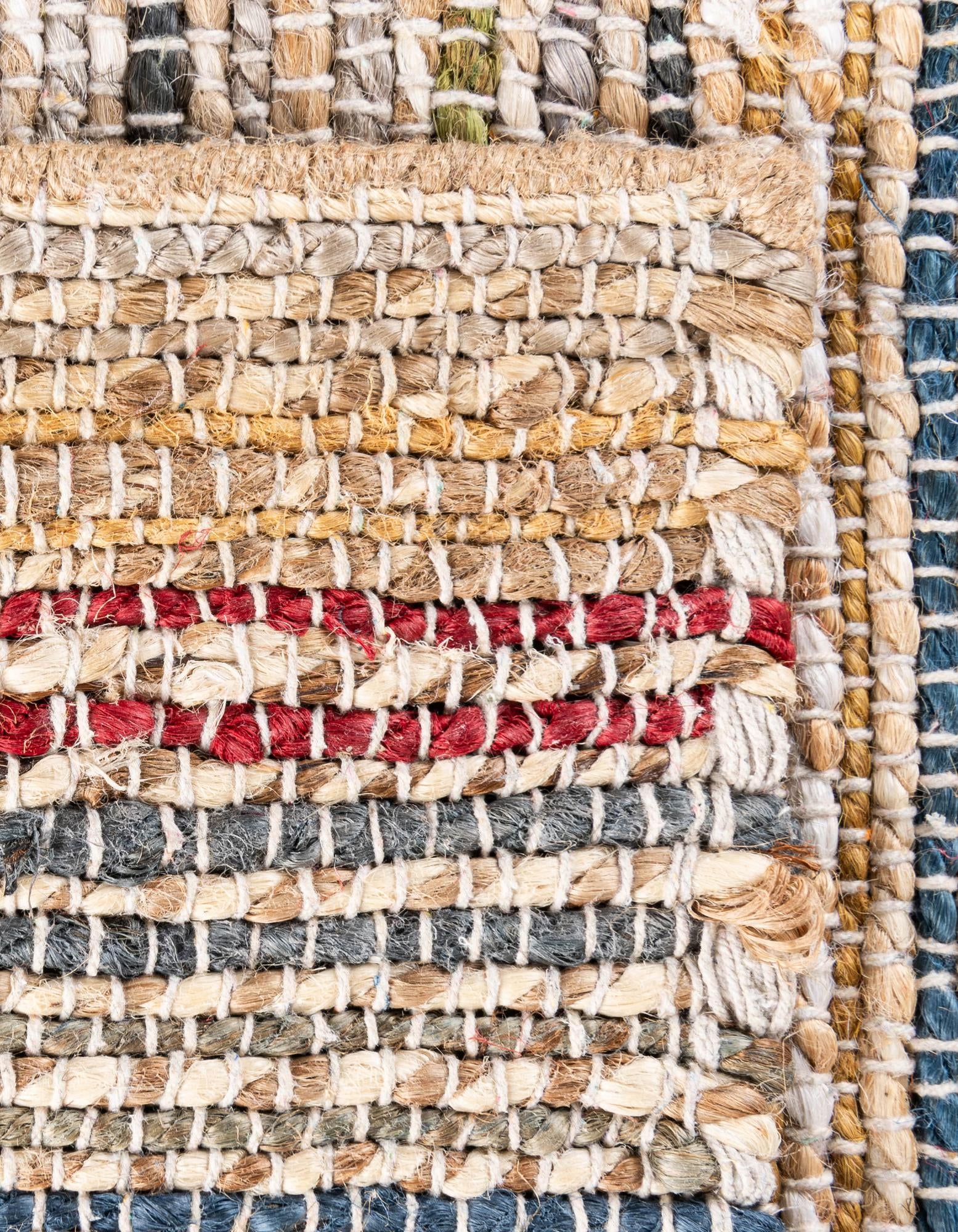 2' x 5' 1 Hand Woven Chunky Jute Runner Rug