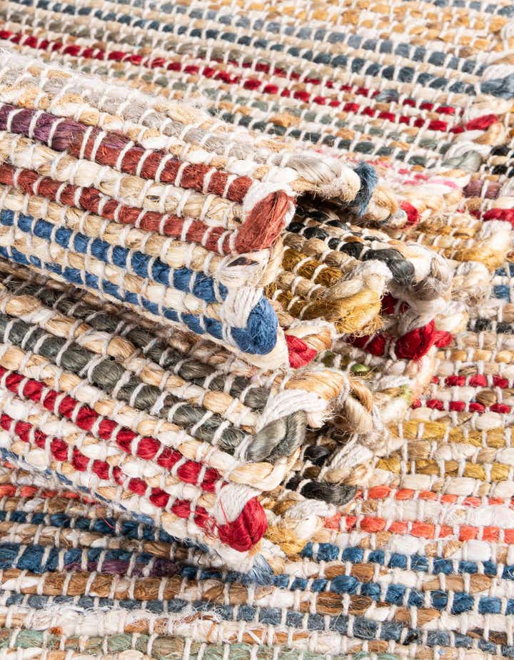2' x 5' 1 Hand Woven Chunky Jute Runner Rug