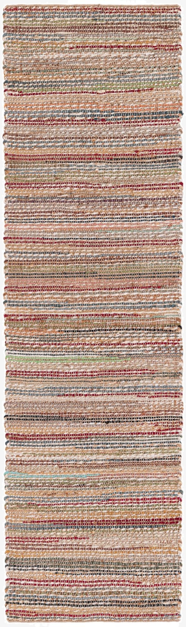 2' x 8'  Hand Woven Chunky Jute Runner Rug