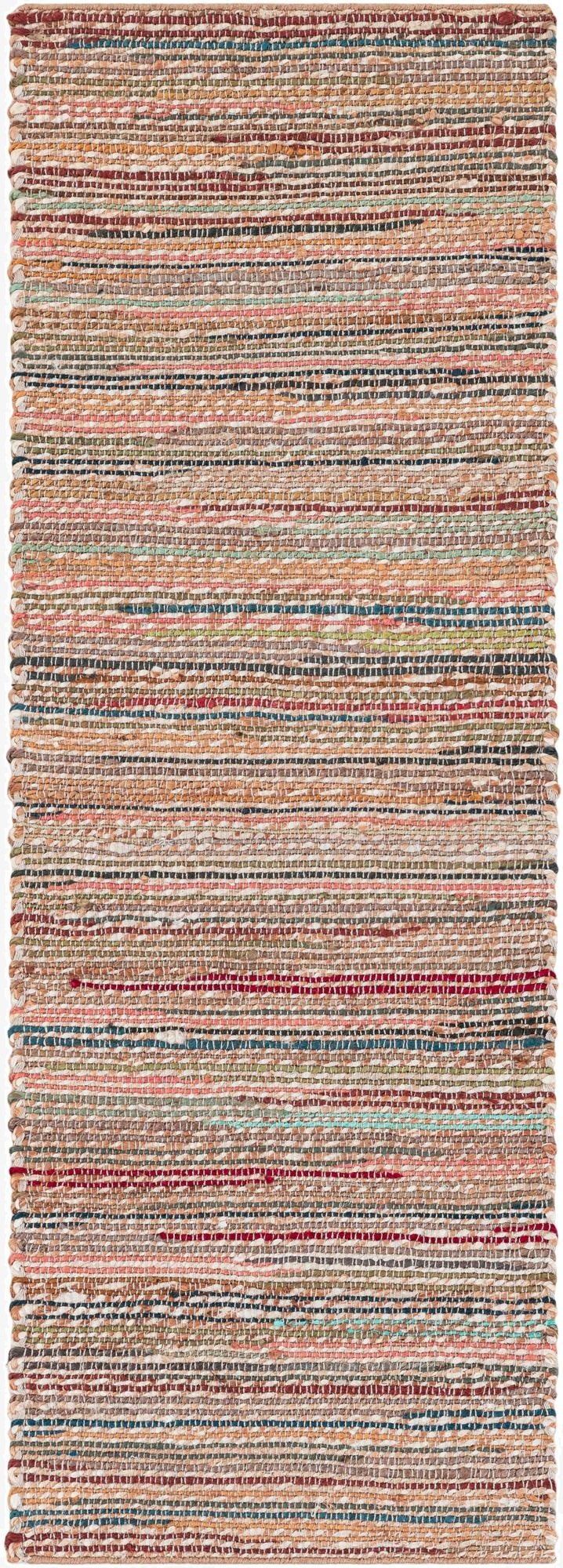 2' x 6' 1  Hand Woven Chunky Jute Runner Rug
