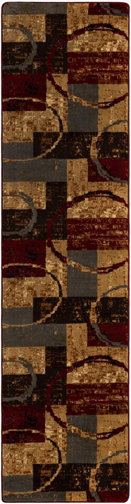 2' 7 x 10' Coffee Shop Runner Rug