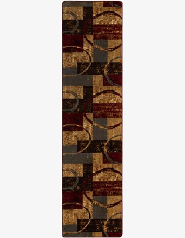 2' 7 x 10' Coffee Shop Runner Rug
