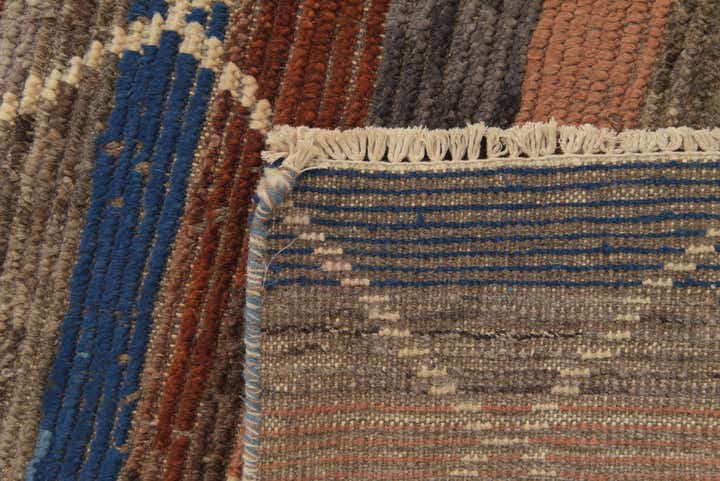 4' 2 x 12' 3 Hand Knotted Darya Wool Runner Rug