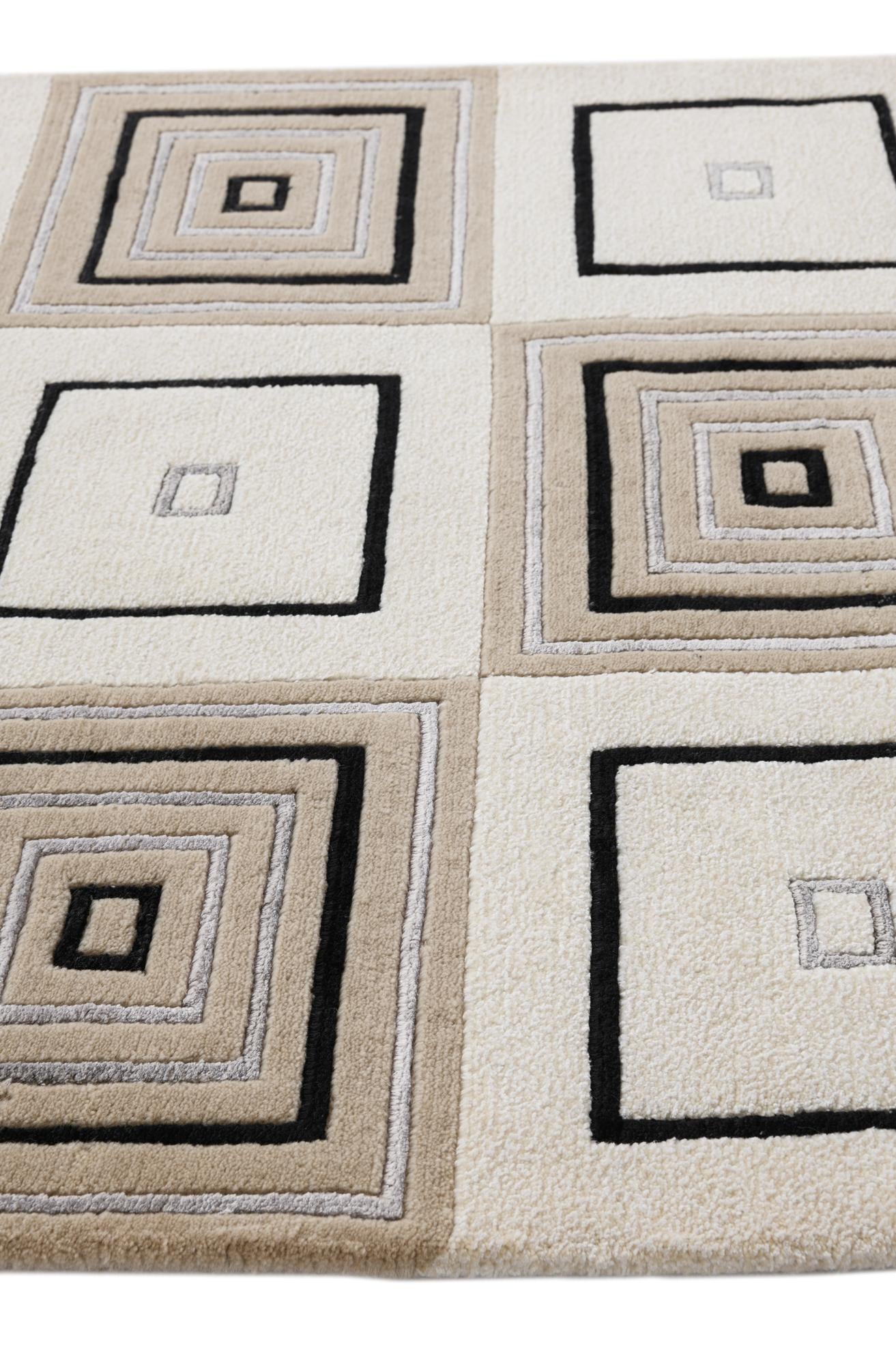 2' 9 x 9' 9 Hand Knotted Darya Wool Runner Rug