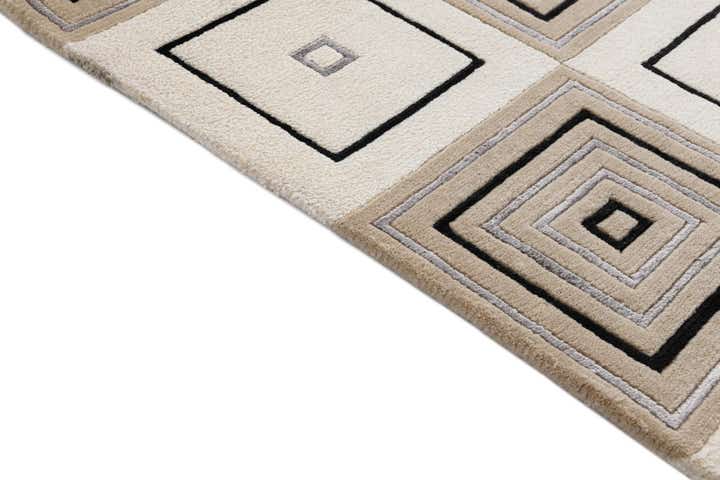 2' 9 x 9' 9 Hand Knotted Darya Wool Runner Rug