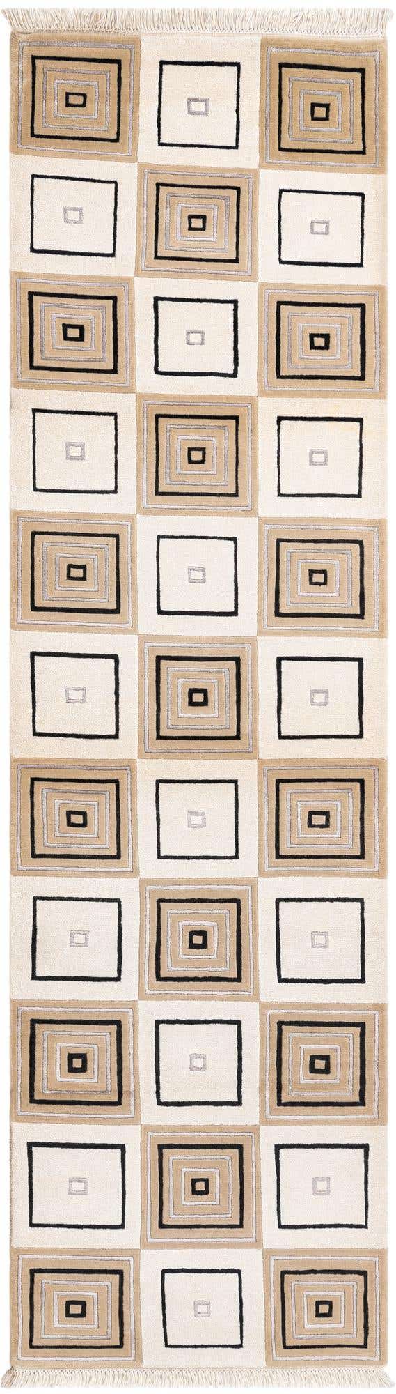 2' 9 x 9' 9 Hand Knotted Darya Wool Runner Rug