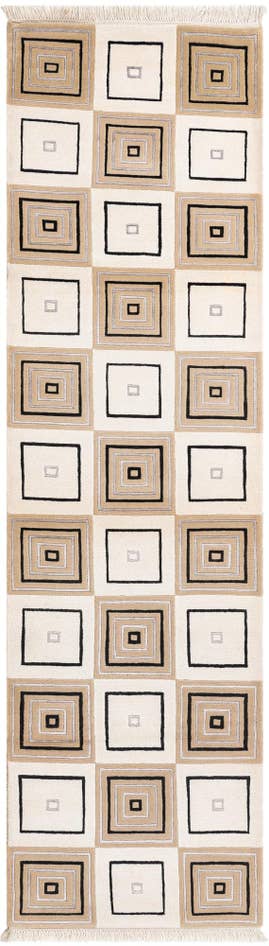 Detail image of 2' 9 x 9' 9 Hand Knotted Darya Wool Runner Rug