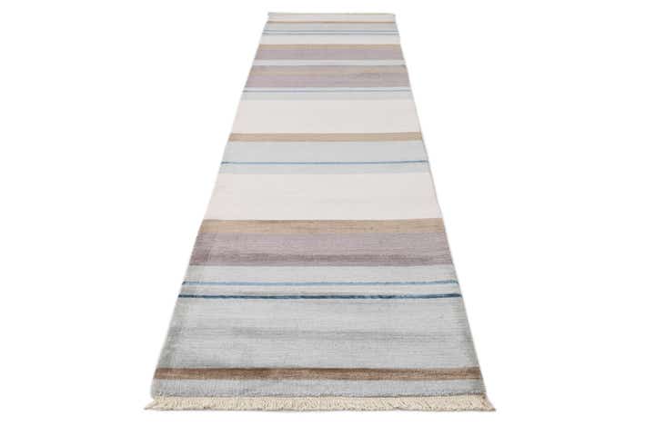 2' 7 x 12' 8 Hand Knotted Darya Wool Runner Rug